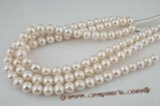rounds12-13  12-13mm A+ quality white off round freshwater pearl strands