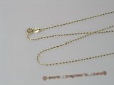14kmounting005 wholesale 16inch 14k gold necklace chain