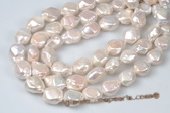 Nps001 Wholesale 13-14mm Baroque Nucleated Freshwater Pearl Strands