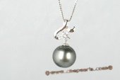 thpd070 black tahitian nature pearl pendant in 925 sterling silver