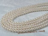 aps55-6 White Round 5.5-6mm saltwater pearl strands,from AAA+ to A grades