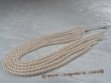 aps5.5-6aaa 5.5-6mm AAA White Cultured Akoya Pearl strands 16-inch in length
