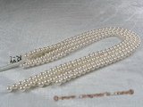 aps7-7.5aaa1 7-7.5mm AAA+ White chinese Cultured Akoya Pearl strands 16-inch in length