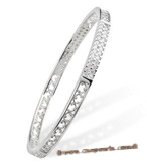 babr015 Trendy handcraft Rhodium Plated CZ's bangle and bracele