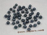 bapl6-6.5aa Black 6-6.5mm AA Grade round chinese akoya loose pearls