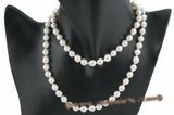 bapn013 Good quality 7.5-8mm Baroque Akoya pearl Matinee necklace