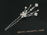 bcj024 Stunning Sparkle Rhinestone& Crystal Floral Vine Hair Pin