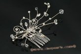 bcj033 Graceful sparking Rhinestones Side & Back bridal Comb