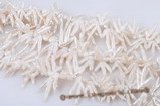 biwa20 10*35mm Nature White Side-drilled Freshwater Biwa Pearl