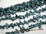 blister009 five strands 10*17mm blue blister freshwater pearls beads