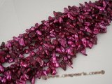 blister1009 wholesale five strand medium violetred 8-9mm blister freshwater pearl
