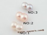 lpb072 Wholesale 10*18mm twins loose pearl beads for pendant
