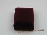 box015 20pcs red Velvet trinket boxs in wholesale