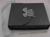 box018 20pcs black Cardboard Portable box for necklace set