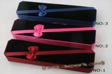 box009 20pcs Velvet jewelry necklace boxes in wholesale