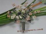 brooch023 bridal chandelier design cultrued seed pearl brooch