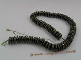 coin_10 12-14mm olive green cultured freshwater coin shape pearls strands