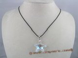 CP001 30mm starfish shape Swarovski  crystal pendant