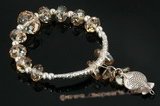Crbr020 925silver Gradual size roundel austria crystal bracelet for xmas