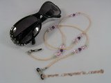 GCH004 Elegant pearl& faceted crystal grandmother's Eyeglass holders