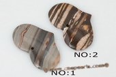 gsp114 Handmade Natural Stone Pendant in Heart Shape