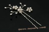 hpj024 Elegant freshwater Pearl bridal Hair Pin on sale