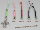 hsg007  strap lanyards pearl handset charms with cross cage