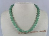 jn010 10mm round chinese jasper necklace wholesale