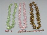 keshi13 side-dirlled dye color keshi pearls for wholesale