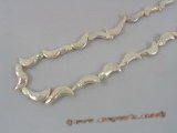 keshi016 Naturally white lune keishi pearls strand 15inch in length