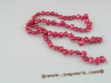 keshi04 side-dirlled wine red keshi pearls wholesale