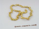 keshi06 side-dirlled champagne color keshi pearls wholesale