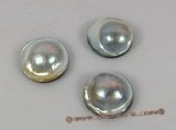 lmbp003 20-21mm round shape grey loose mabe pearl in A grade