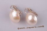 mbpe003 sterling clip earring with white mabe pearl in discount price