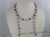 mn005 Stylish Hematite and cat eyes beads Magnetic bracelets or necklace