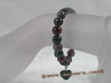 pb042 8mm round india agate Elastic Power bracelet in wholesale