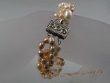pbr005 stunning rice-shape pearls bracelets wholesale