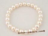 pbr251 Elegance 8-9mm AA Grade freshwater round pearl flexible bracelet