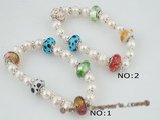 pbr237 Elegance design 8-9mm freshwater potato pearl flexible bracelet for Xmas