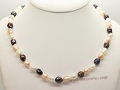 pn261 multicolor freshwater nugget pearl necklace factory price selling