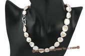 pn386 Hand knotted 13-16mm reborn pearl princess necklace