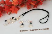 pnset489 Hand made potato pearl and Star keshi pearl Princess Jewelry Set