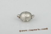 psnc020 9*16mm Silver toned Oval Magnetic Clever Clasp