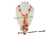 rpn091 20inch multi-color bilster pearl rope necklace wholesale