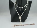 rpn263 Elegant Baroque Cultured Fresh Water Pearls rope costume necklace