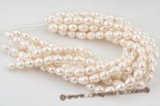 rs016 Natured white 12-14mm rice shape cultured pearl strands
