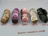 sbr010 30mm hemicycle shell beads stretchy bracelet wholesale 7.5" in length