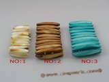 sbr032 8*40mm stick shape stretchy shell bracelets