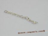 sc022 Sterling Silver Extension chain use for necklace 2inch