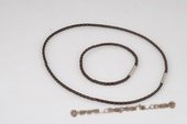 sc053 18 inch rubber cord necklace chain